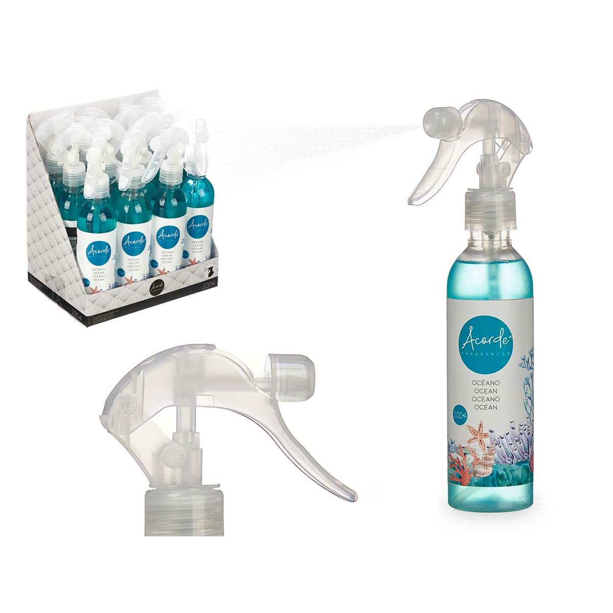 Désodorisant Acorde Océan 200 ml (12 Unités)